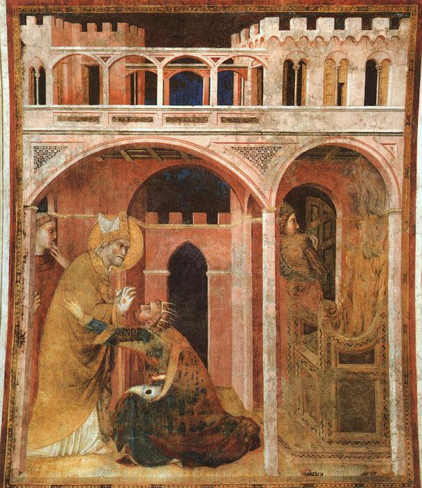 Simone Martini Miracle of Fire oil painting image